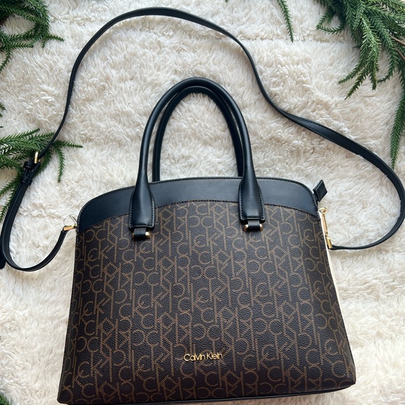 Calvin Klein Brown and Black Women's Bag